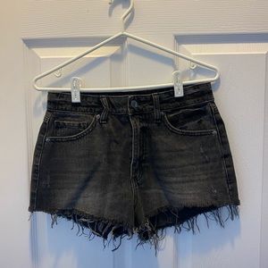 High Waisted Denim Shorts